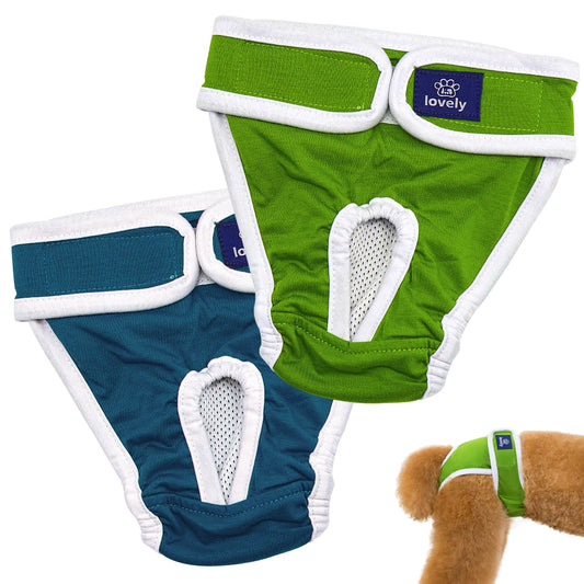 Dog Diapers Physiological Pants Washable Female Dog Shorts Soft Girl Dogs Pants Pets Underwear Sanitary Panties S-2XL