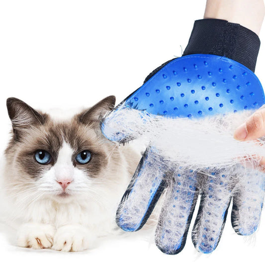 1PC Cat Hair Remove Gloves Rubber Pet Beauty Cleaning Grooming Effective Massage Dog Combs Floating Brush 6 Color